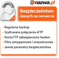 Bezpieczeństwo danych na serwerze